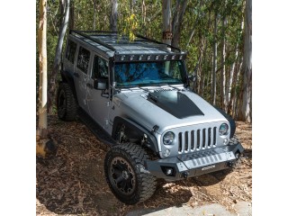 Jeep Wrangler JK / JL / JL 4XE / Jeep Gladiator JT Front Straight Bumper Trailline Go Rhino