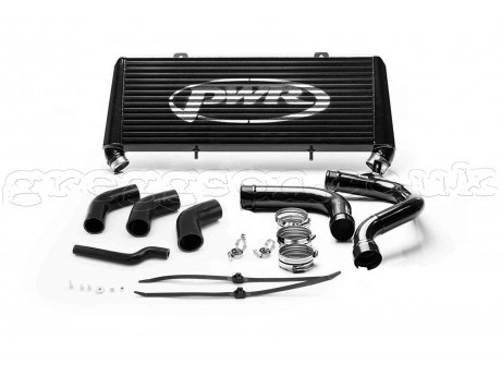 Nissan Navara D23 NP300 Intercooler & Pipe Kit 68mm Black Powder Coat PWR
