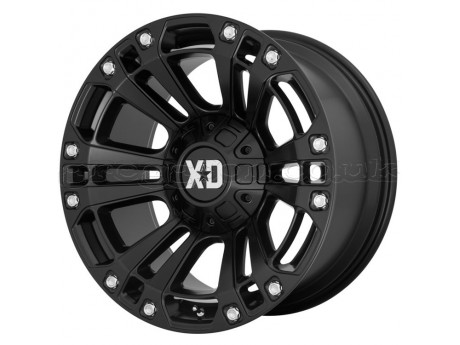 20" x 9" 6x135.00 / 6x139.70 ET0 Alloy Wheel XD851 Monster Satin Black XD Series