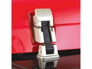 Jeep Wrangler TJ Stainless Steel Hood Catch Kit Smittybilt
