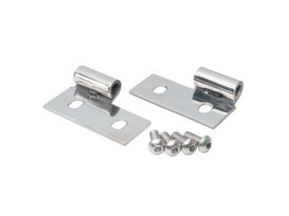 Jeep Wrangler YJ TJ Stainless Steel Lower Door Hinge Bracket Smittybilt
