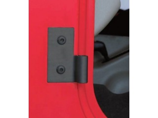 Jeep Wrangler TJ / YJ Black Lower Door Hinge Set Smittybilt