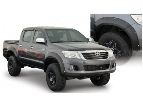 Toyota Hilux Front And Rear Fender Flares Pocket Style Bushwacker
