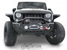 Jeep Wrangler JK Front Steel Bumper XRC Gen2 Built-In Winch Plate Smittybilt