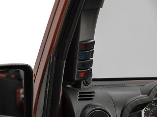 Jeep Wrangler JK A Pillar Switch Pod Daystar
