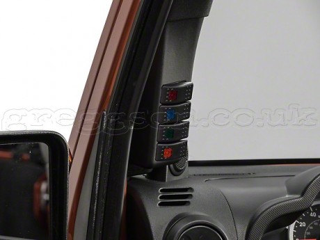 Jeep Wrangler JK A Pillar Switch Pod Daystar