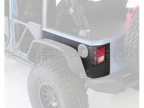 Jeep Wrangler JK 4 Door Rear Body Armor Fender Skins XRC Smittybilt