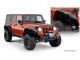 Jeep Wrangler JK Front And Rear Fender Flares Standard Coverage Flat Style Bushwacker