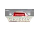 License Plate Retainer Bracket Red Daystar