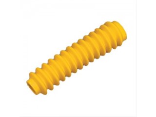 4x Shock Absorber Rubber Boots Yellow