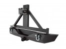 Jeep Wrangler JK Full Width Rear Steel Bumper Tire Carrier Rough Country
