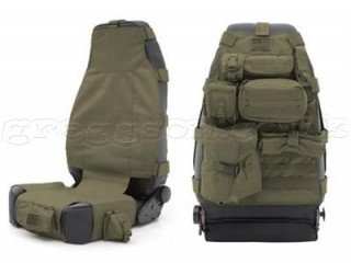 Front Seatback Covers Olive Smittybilt G.E.A.R. Off Road