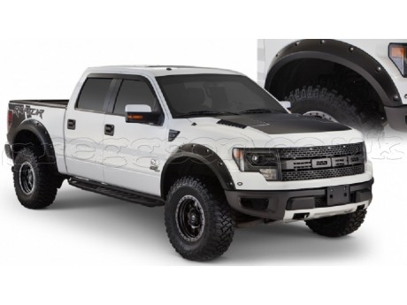 Ford F150 Raptor Front And Rear Fender Flares Pocket Style Bushwacker