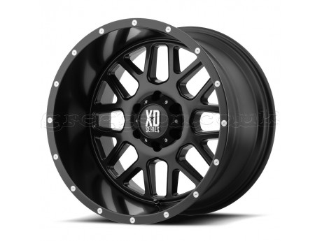 18" x 8" 5x120 ET38 Alloy Wheel XD820 Grenade Satin Black XD Series