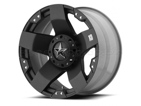 18" x 9" ET0 6X135 / 6X139.7 Alloy Wheel XD775 Rockstar Matte Black XD Series