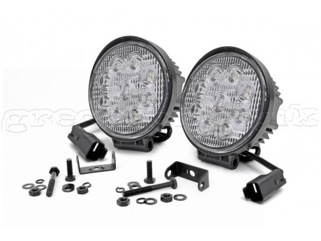 4" LED lights Rounds Spot Rough Country