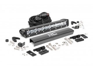 12" LED light Bar Single Row Chrome Series Rough Country