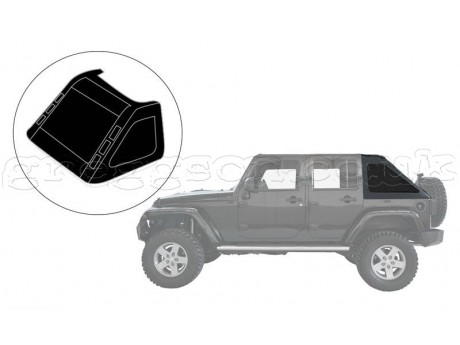 Jeep Wrangler JK 4 Door Cargo Window Cover Fastback Suntop
