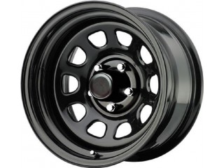 16" x 8 ET -6 5x127 Steel Wheel Gloss Black Pro Comp Rock Crawler 51
