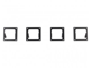 Side Plates For Cube LED 3x3" Lights For Roof Rack Go Rhino SRM100