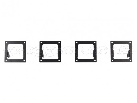 Side Plates For Cube LED 3x3" Lights For Roof Rack Go Rhino SRM100