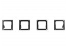 Side Plates For Cube LED 3x3" Lights For Roof Rack Go Rhino SRM100