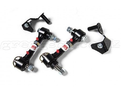 Jeep Wrangler JL / JL 4XE Gladiator JT Lift  0 - 2" Front Disconnect Sway Bar Links With Retention Brackets JKS