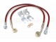 Jeep Grand Cherokee ZJ Jeep Wrangler TJ 22" Front Extended Brake Line Kit JKS